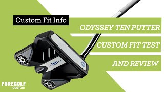 Custom Fit Review Odyssey Ten Putter PutterFitting [upl. by Claudy188]