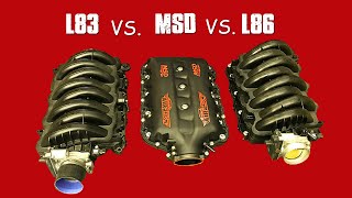 GEN 5 LT1 INTAKE TEST L83 V L86 V MSD [upl. by Jillene]