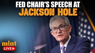 LIVE Jackson Hole Symposium  US Fed Chairman Jerome Powells Big Hint At Rate Cuts [upl. by Mabelle]