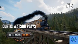 First Logging Train  Railroads Online 2 [upl. by Anirehc970]