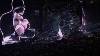 Robbie Williams  Angels  Etihad Stadium 2017  Tribute to Manchester Attack [upl. by Brnaby88]