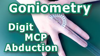 Goniometry  Digit MCP Abduction [upl. by Wilhelmina]