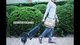 eScooter Foldable Fold Pull Go [upl. by Rotceh]