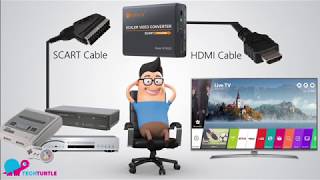 How to Convert SCART to HDMI Easy Method [upl. by Dympha]