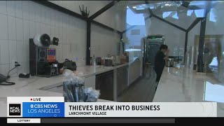 Thieves break into Larchmont Village businesses [upl. by Atekahs]