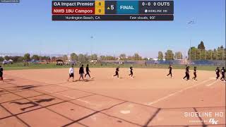 NWB 18U Campos vs GA Impact Premier 20240725 [upl. by Maridel765]