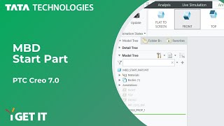 Understanding the MBD Start Part  Creo Parametric 70 [upl. by Meng]