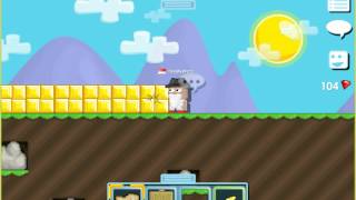 Growtopia  Farming 33 Gold Blocks [upl. by Lorac]