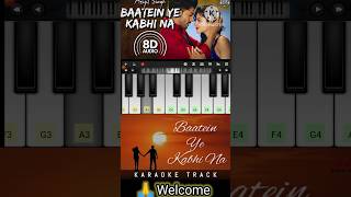 🤩😍 Baatein Ye Kabhi Na shorts piano [upl. by Perlie]