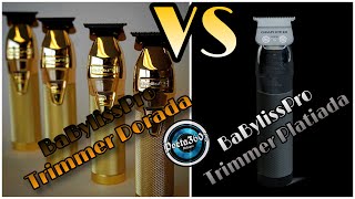 BaByliss Trimmer Plateada VS Trimmer Dorada Cuál es la diferencia 🤔 [upl. by Eustashe561]