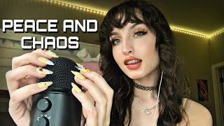 ASMR  PEACE AND CHAOS  Fast amp Aggressive Mic Scratching [upl. by Anolahs481]