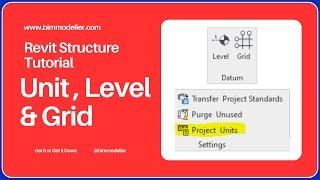 03 Revit Structure Creating Level Grids [upl. by Beora]