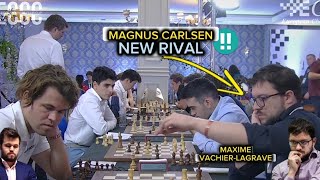 EUROPEAN CHESS CLUB CUP 2023 Magnus Carlsen 2839 VS Maxime Vachier Lagrave 2727  FINAL ROUND [upl. by Irdua]