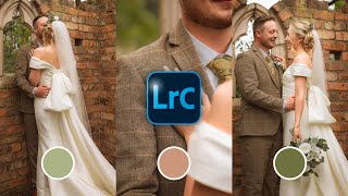 How To Create A Earthy Tone Wedding Colour Grading Look In Lightroom Classic [upl. by Ynes]