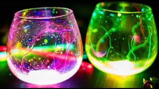 Chemistry amazing experiments top 10 experiment homemade best easy tricks glowing water [upl. by Tiff]