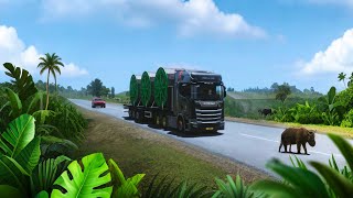 Scania R450  Heavy Wire Trailer Deliver to Quarry [upl. by Noffets]