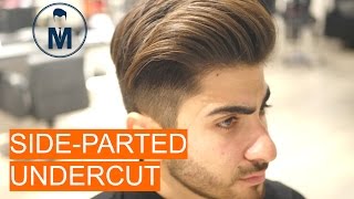 Side Parted Undercut  Part 2 The Style [upl. by Deevan]