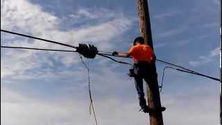 Lineman on job training [upl. by Aneele]