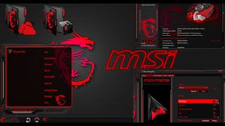 Windows 10 theme MSI Dragon Red Ultimate Theme for Windows 10 19h121h2 8K [upl. by Notsgnal]