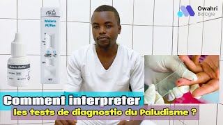 Comment Interpréter une Goutte Épaisse et un TDR pour Diagnostiquer le Paludisme [upl. by Nyrret]