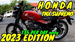 HONDA TMX SUPREMO 2023 EDITION  PRICE AND SPECS [upl. by Enymsaj558]