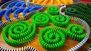 The Most Hypnotizing Domino Art [upl. by Enibas]