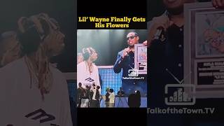 Lil’ Wayne Finally Gets His Flowers 💐 Listen to his heartfelt Speech lilwayne superbowl shorts [upl. by Madelin]