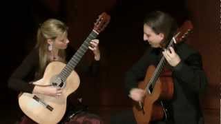 Guitar Duo KM  Concerto BWV 972 I Allegro JS Bach [upl. by Hum]