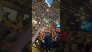 AEW wrestling fans sing Chris Jerichos theme “Judas” by Fozzy at a bar [upl. by Ingham]