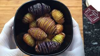 Wie mache ich Schwedische OfenkartoffelnHow to make Hasselback potatoes [upl. by Esinwahs]