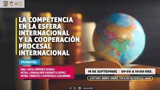 La competencia en la esfera internacional y la cooperación procesal internacional [upl. by Fabe]