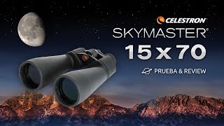 PRUEBA CELESTRON SKYMASTER 15x70  Orión  Sirio  Pléyades  Luna  Júpiter  Cúmulos estelares [upl. by Lovell]