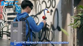 Backpack laser cleaning machinelasercleaningmachine1000w lasercleaner lasercleaningmetal [upl. by Nirrad779]