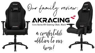 AKRacing Core Series EX Gaming Chair Black [upl. by Aliuqahs]