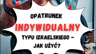 Opatrunek indywidualny typu izraelskiego  jak użyć [upl. by Elleahcim]