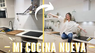 MI COCINA NUEVA  Vlog de la reforma y el resultado final [upl. by Meikah84]