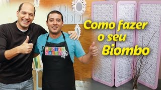 Vamos fazer um biombo com TNT Estampado [upl. by Woodrow]