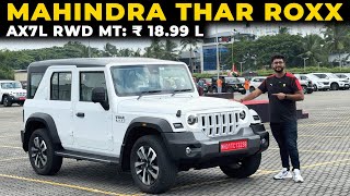 ₹ 1899 L Mahindra Thar Roxx variant  Walkaround Review with All details [upl. by Eunice462]