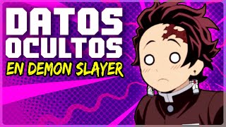 ¡SECRETOS QUE NADIE CONOCE EN DEMON SLAYER 👹 KIMETSU NO YAIBA [upl. by Nrubliw]