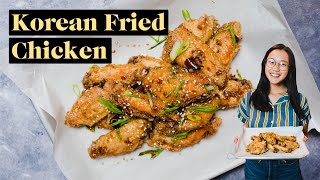 Homemade Korean Fried Chicken Air fried to PERFECTION [upl. by Helbonnas]