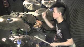 The Faceless  The Eidolon Reality drum cover by Wilfred Ho [upl. by Kariv]