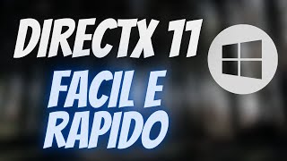 Como Baixar e instalar o DirectX 11 qualquer windows atualizado 2021 [upl. by Hebner]