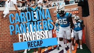 Carolina Panthers 2024 Training Camp Day 6 Fan Fest Recap [upl. by Nedry507]