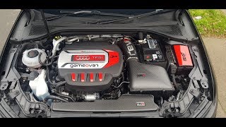 Audi S3 Revo Carbon Fibre Intake and Turbo Muffler Install [upl. by Nahte]