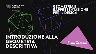 Introduzione alla geometria descrittiva Flora Gaetani [upl. by England]