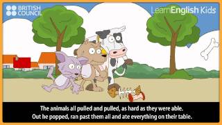 The greedy hippo  Kids Stories  LearnEnglish Kids British Council [upl. by Eisen920]