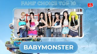 BABYMONSTER wins Top 10 Fans Choice Female at 2024 MAMA Awards [upl. by Xylon]