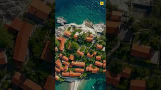 Sveti Stefan Exploring Picturesque Seaside Paradise In Montenegro  shorts [upl. by Candie]