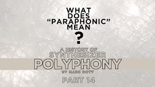 A History of Polyphony Part 14 Paraphony [upl. by Yci]