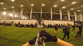 2022 Jenison Marching Band Lead trumpet headcam [upl. by Notnek755]